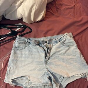 American Eagle Outfitters Light Blue Denim Shorts